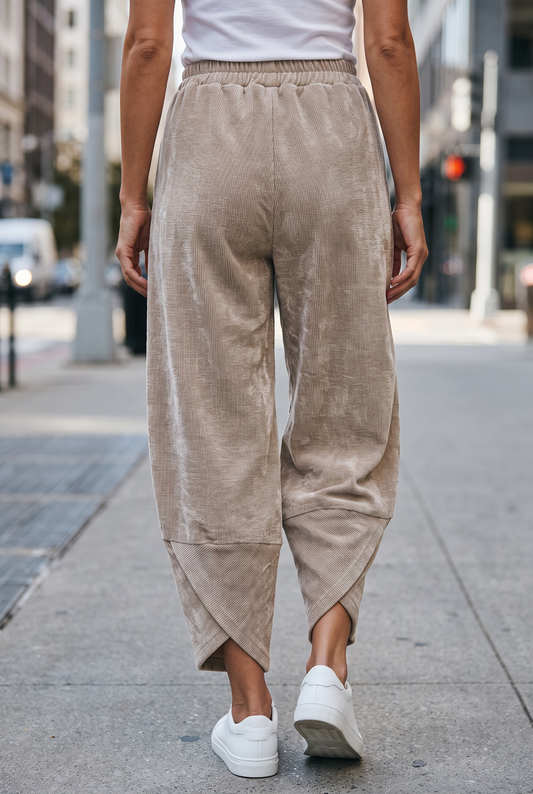 Ballon Cordhose für Damen im Cargo-Stil