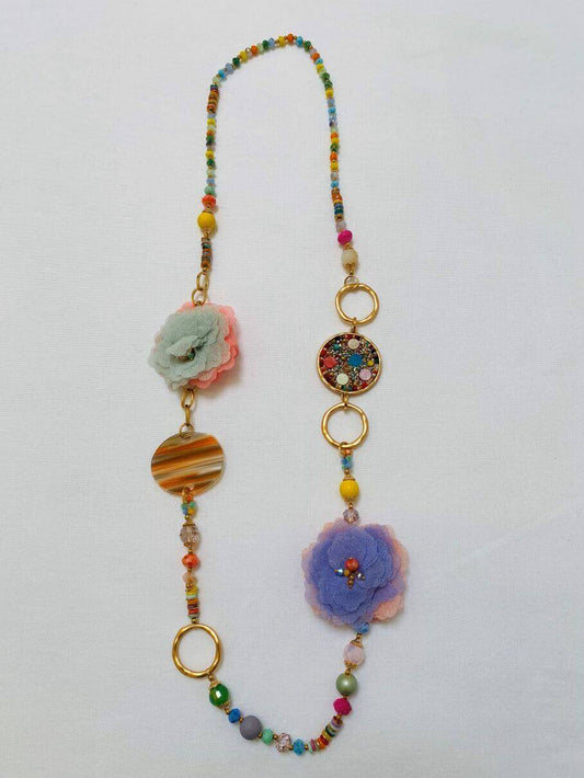 Schöne Pastellfarbene Perlenkette