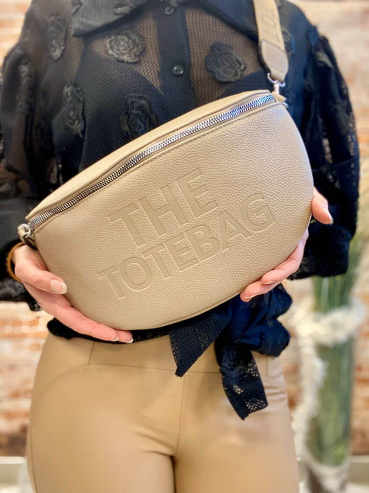 Einfarbige Tote-Bag Bauchtasche