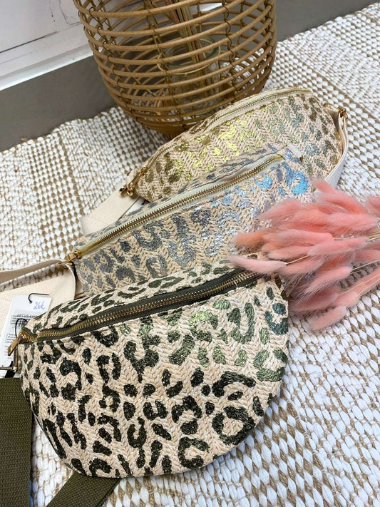 Bauchtasche mit Leo-Muster