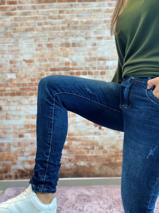 Zeitlose Jeans mit Zippverschluss