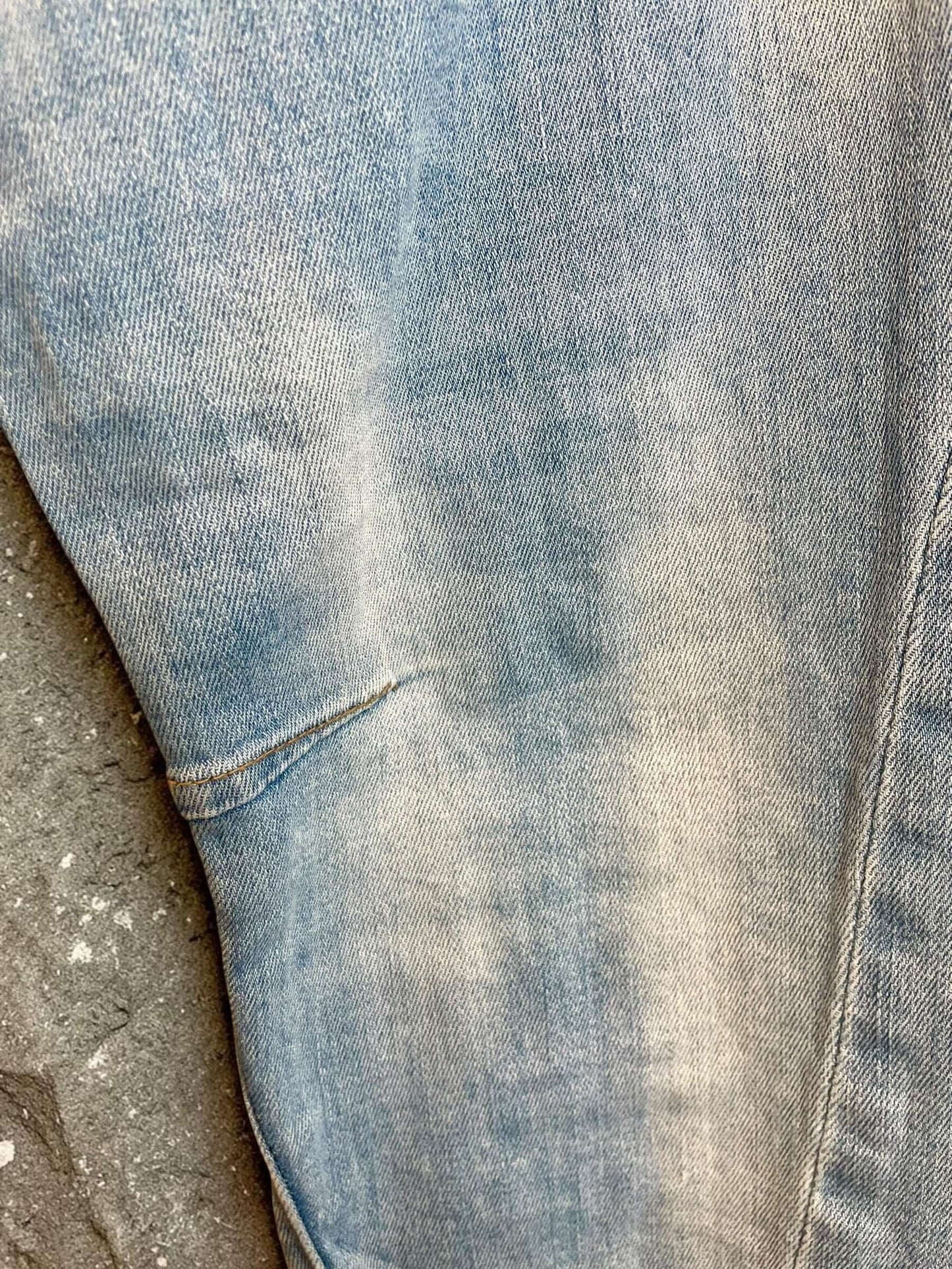 Hellblaue Sexy S. Woman Baggy Jeans "Love" - 7/8