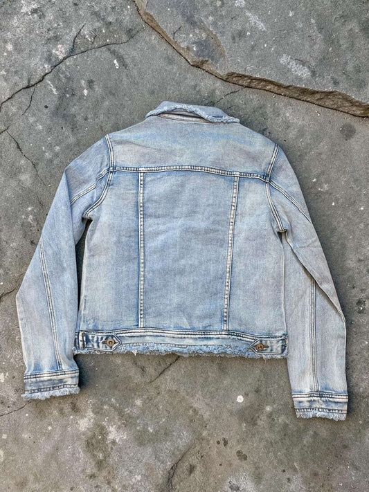 Sexy S. Woman Jeansjacke "LOVE" mit bunten Stickereien