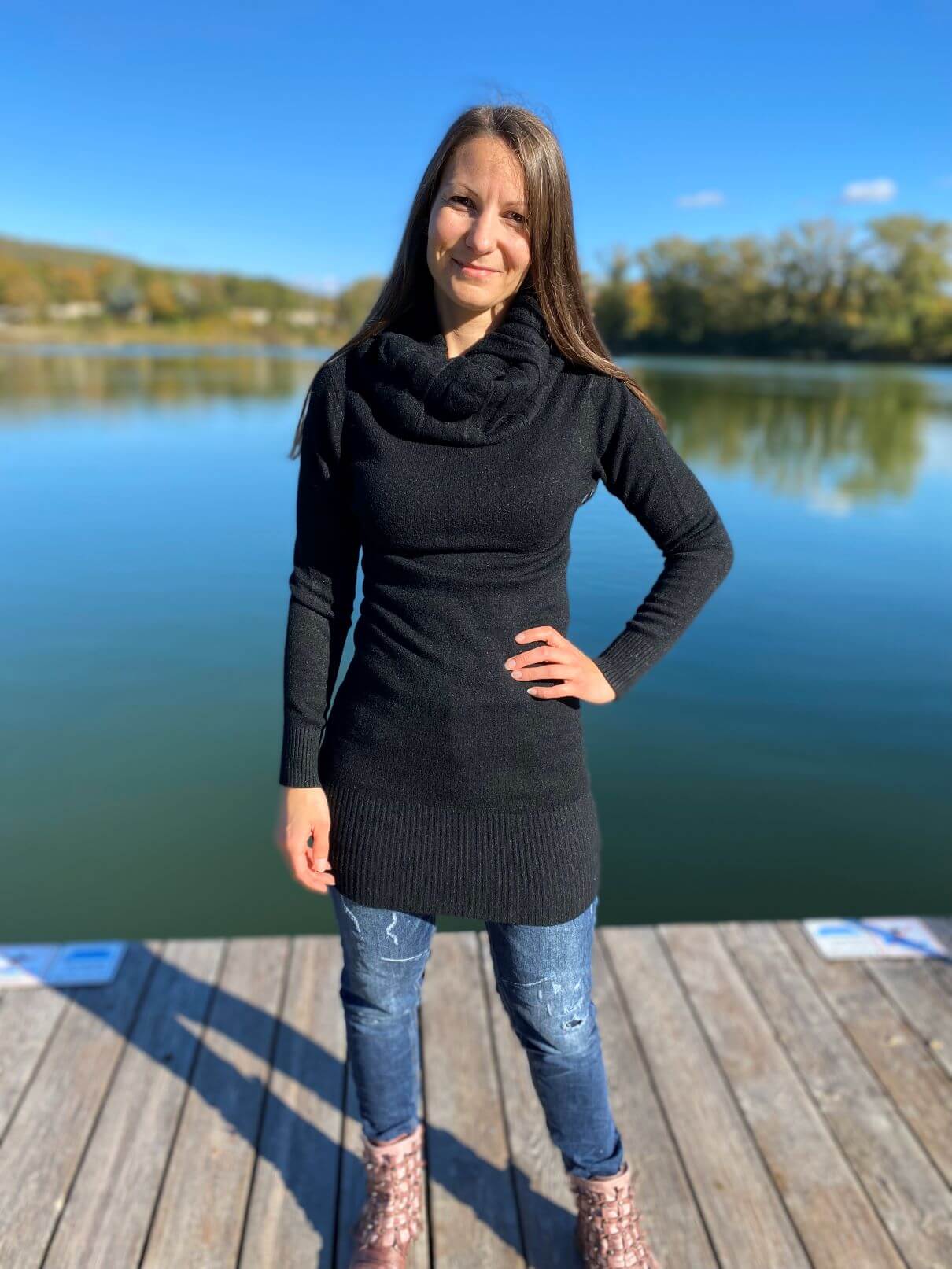 Strickpullover Pullover Strick Lang Strickpulli Lang Damen Only