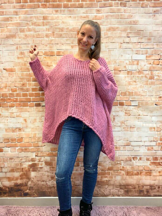Oversize Strick-Pullover