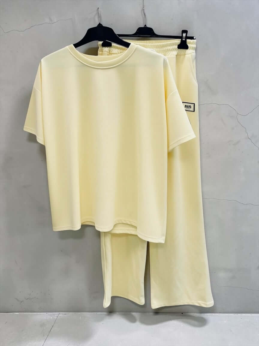 Bequemer oversized Zweiteiler aus Viskose