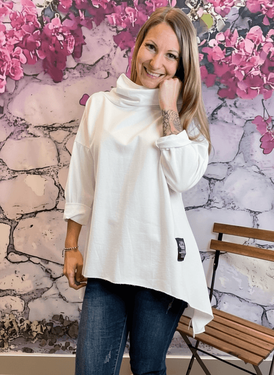 Weiteres Langarmshirt mit Schalkragen