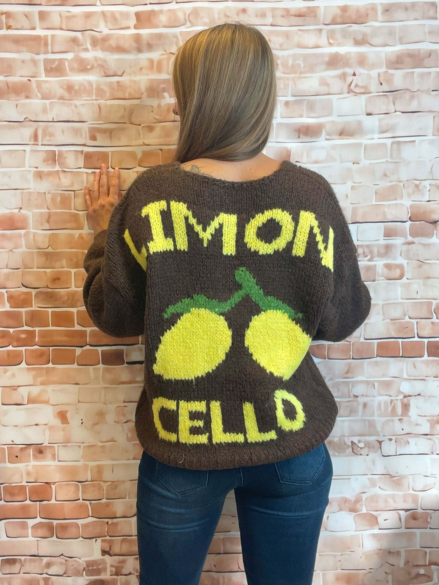 Strickweste "Limoncello" - Oversize