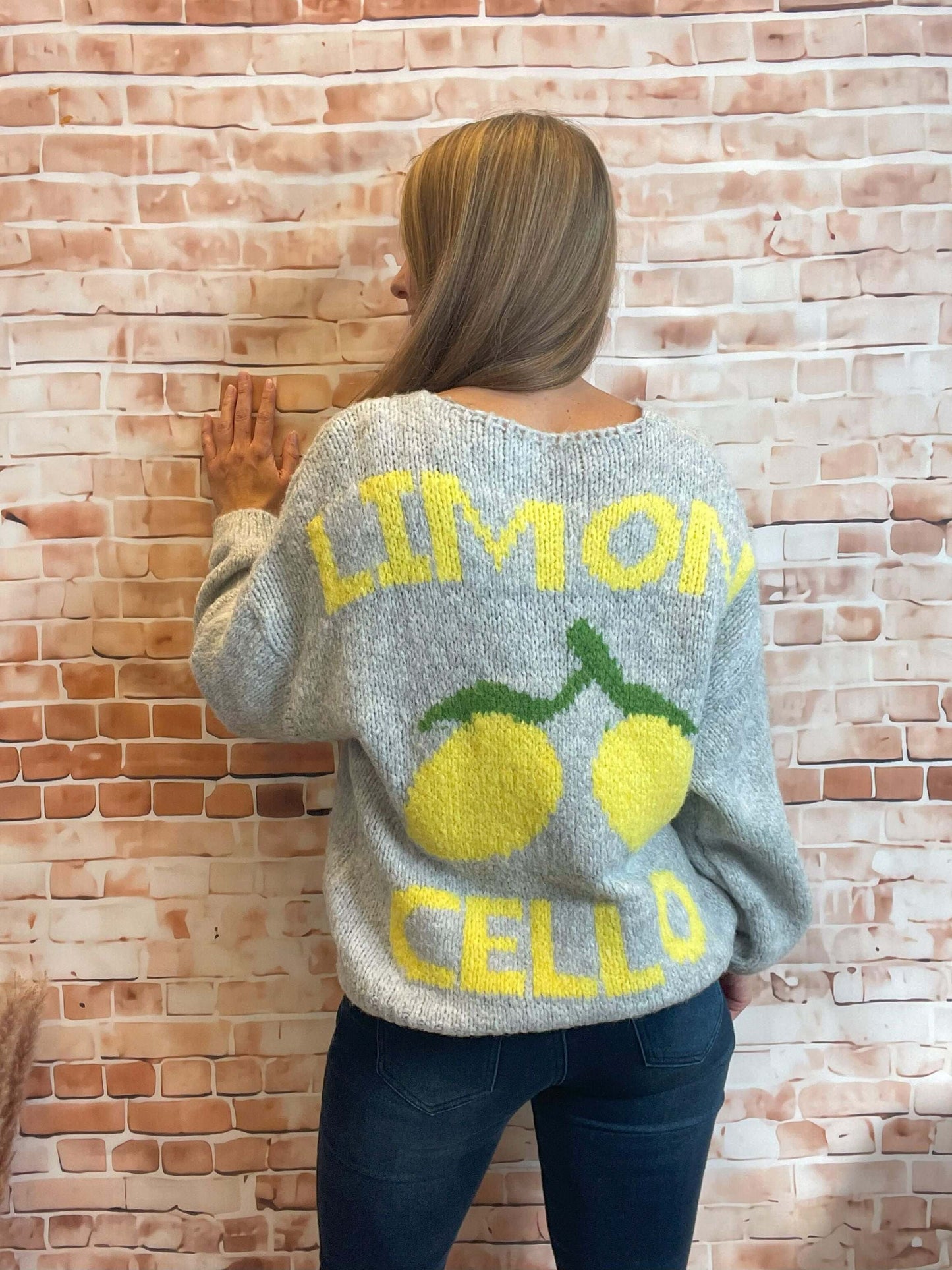 Strickweste "Limoncello" - Oversize