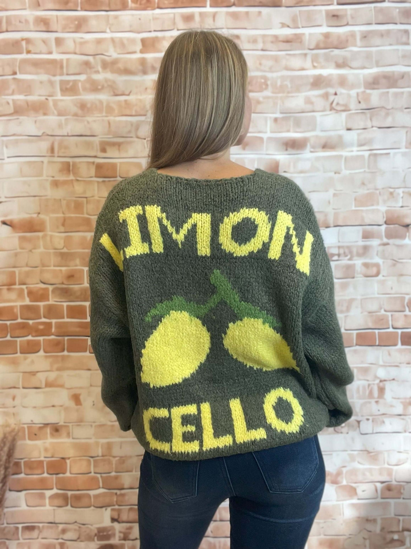 Strickweste "Limoncello" - Oversize