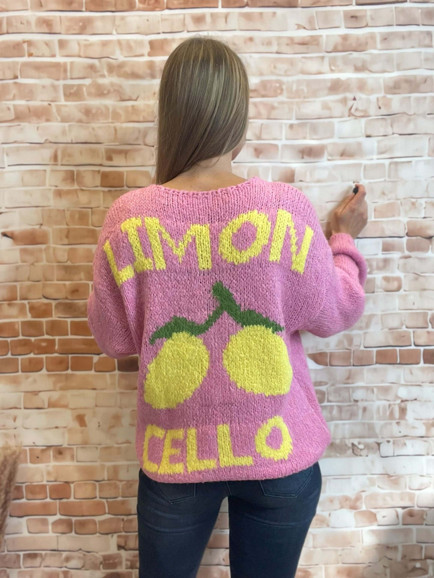 Strickweste "Limoncello" - Oversized