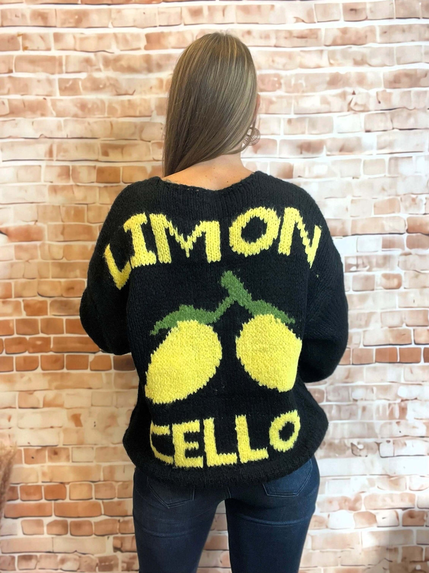 Strickweste "Limoncello" - Oversize