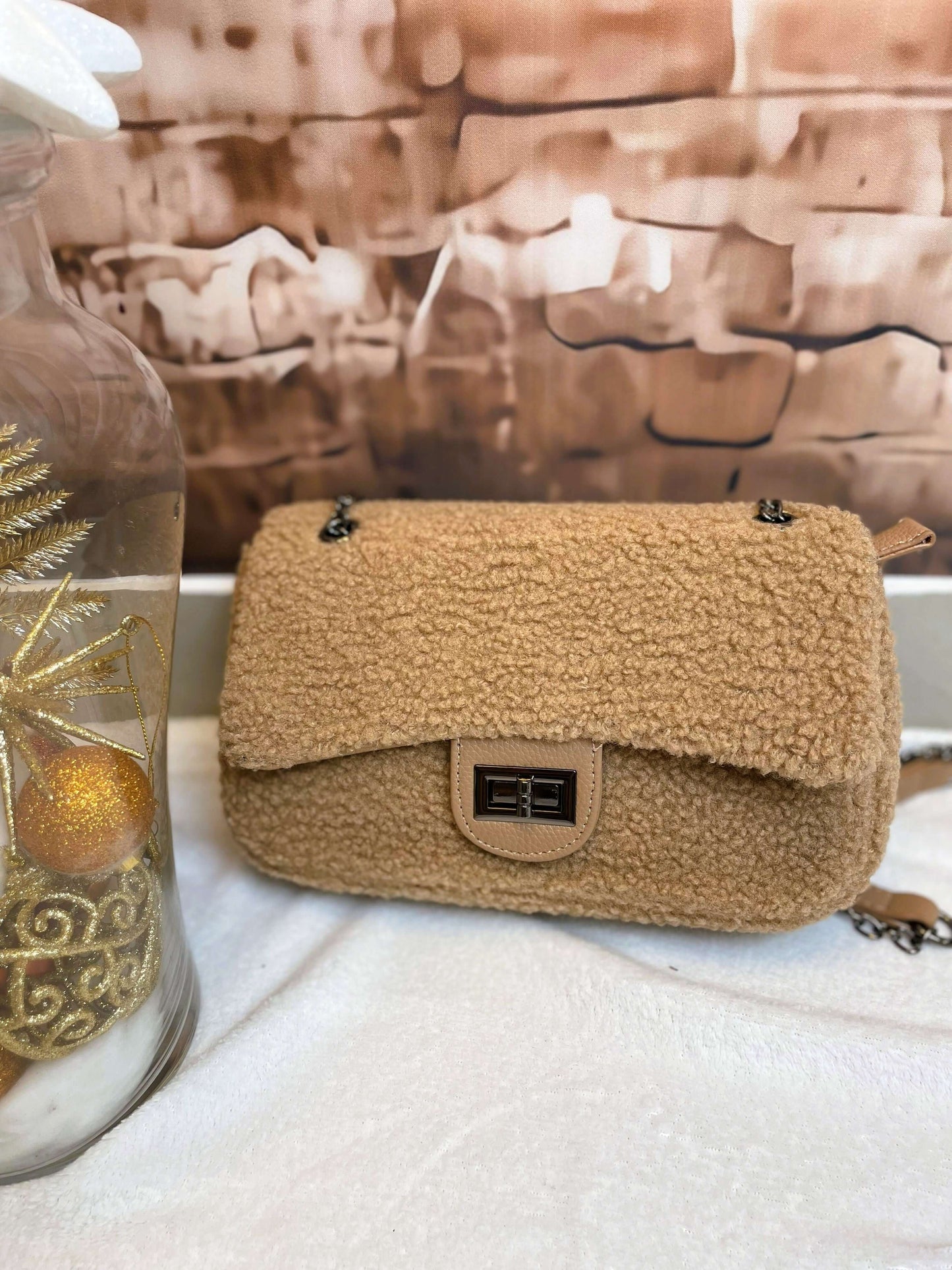 Teddyfell Umhängetasche klein