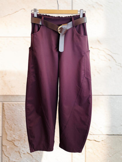 Cargo-Ballon Stoffhose in Herbstfarben