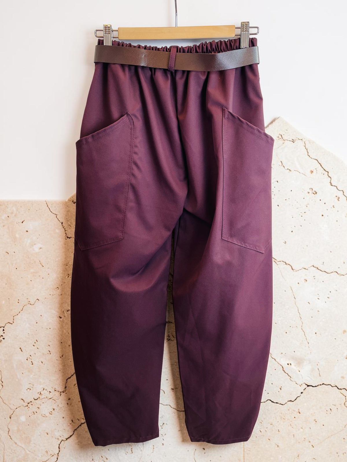 Cargo-Ballon Stoffhose in Herbstfarben