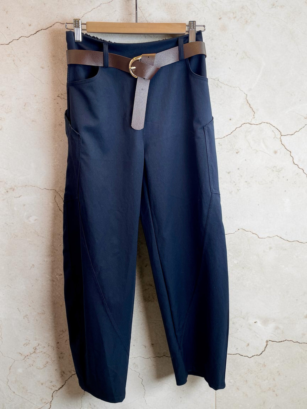 Cargo-Ballon Stoffhose in Herbstfarben