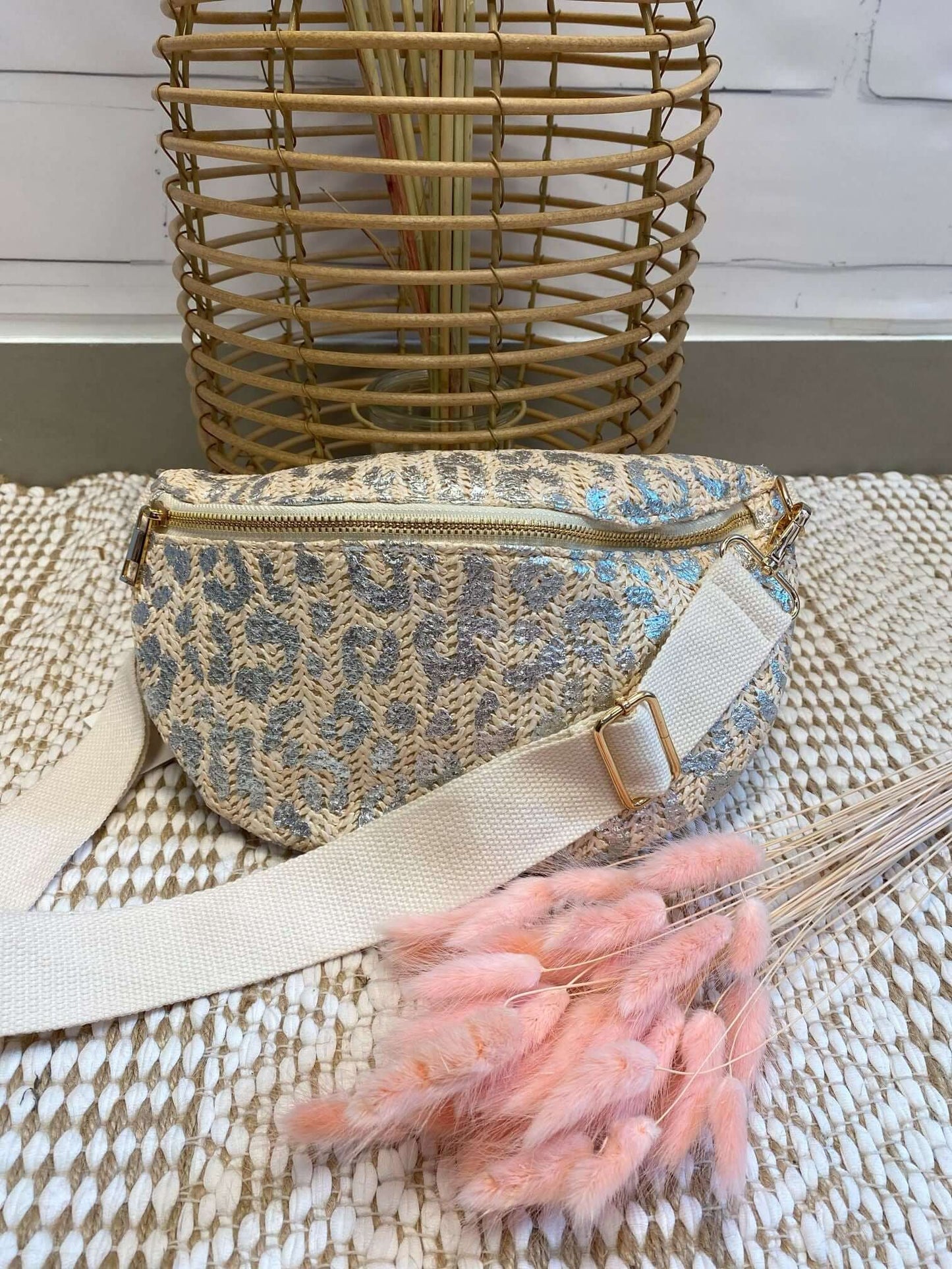 Bauchtasche mit Leo-Muster