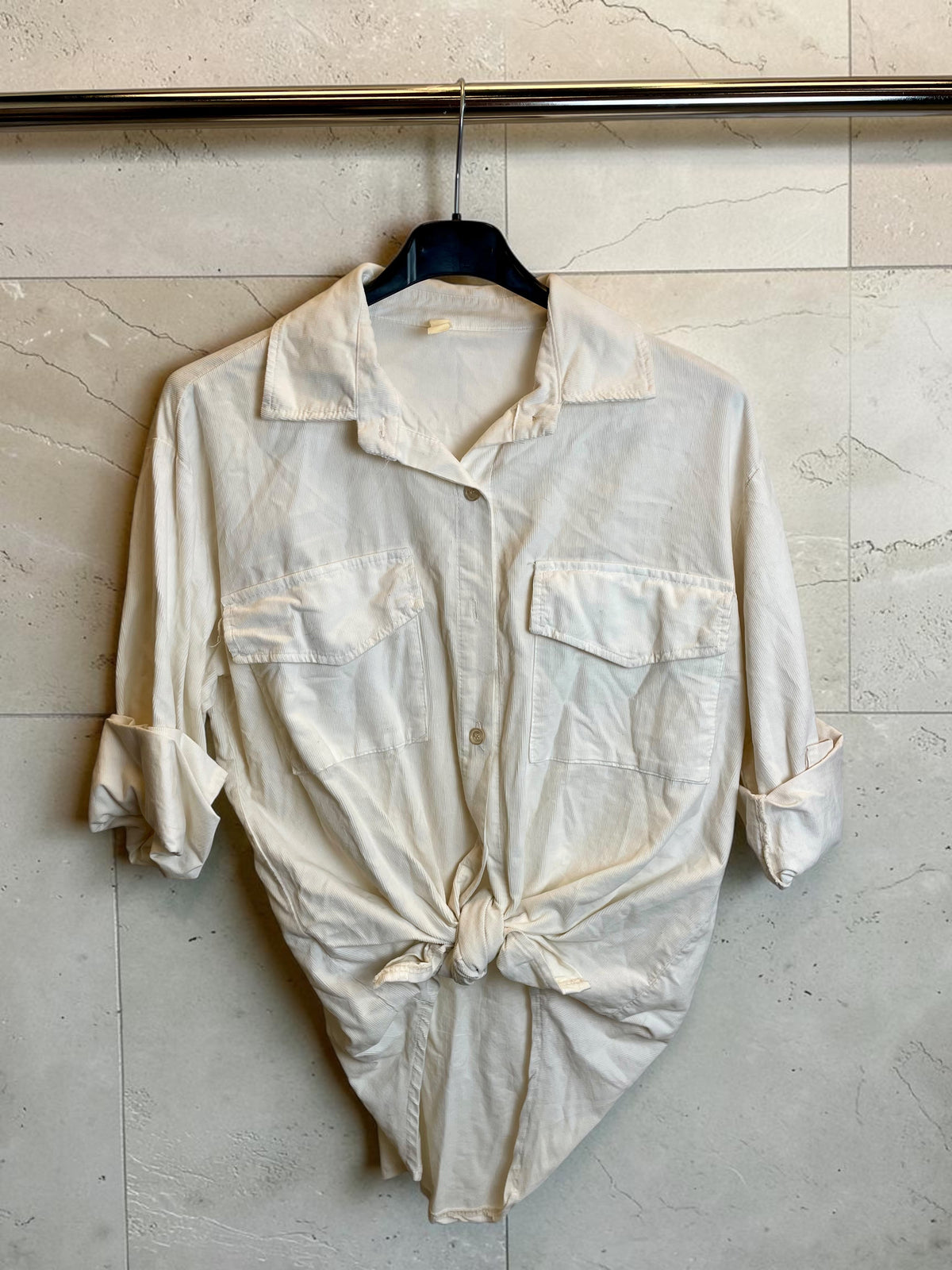 Weiches Cordhemd für Damen im lässigen Look