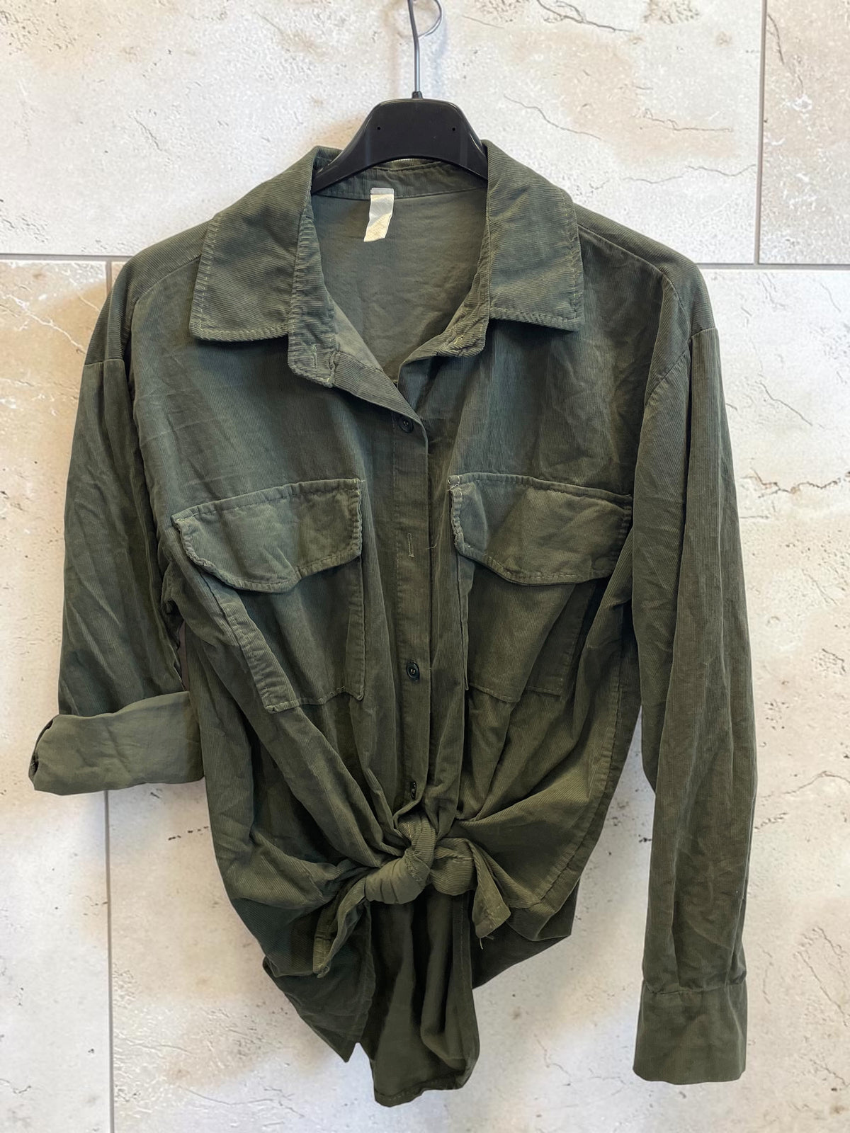 Weiches Cordhemd für Damen im lässigen Look