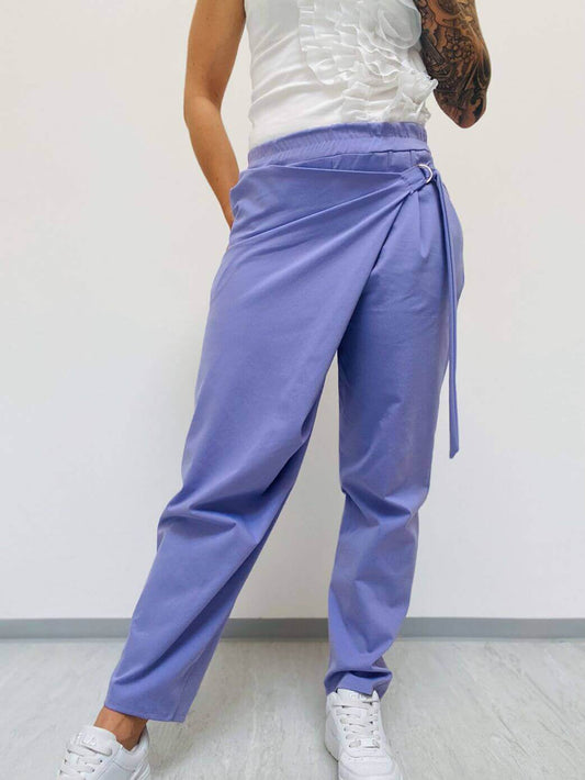 7/8 Baumwollhose mit Schürze