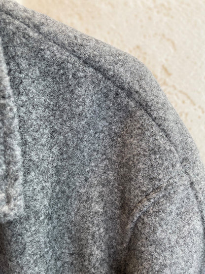 Sportliche Filz/Vlies-Übergangsjacke im Ballon-Schnitt