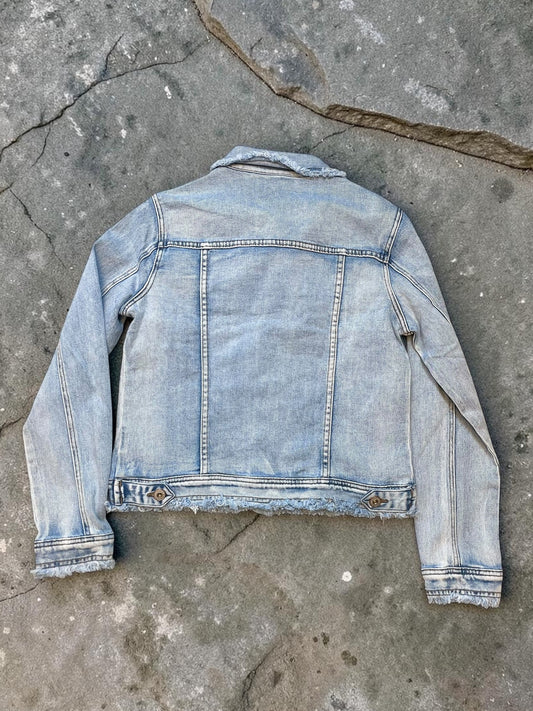 Sexy S. Woman Jeansjacke "LOVE" mit bunten Stickereien