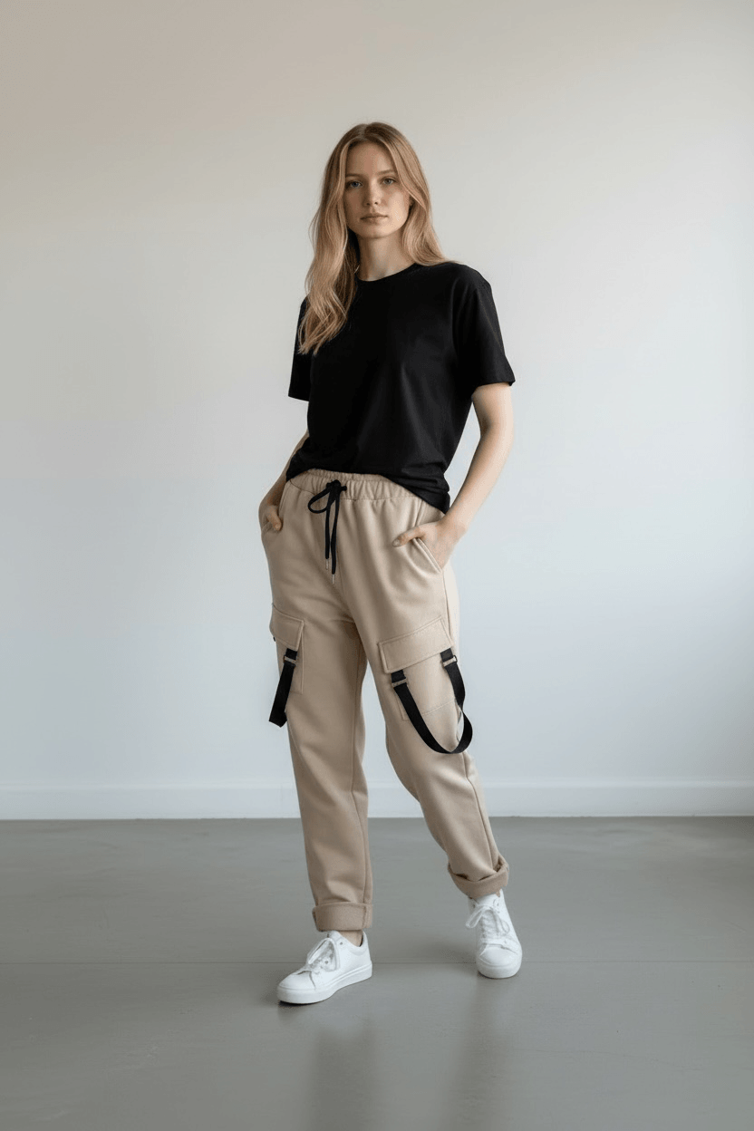 Lässige Jogginghose mit Seitentaschen