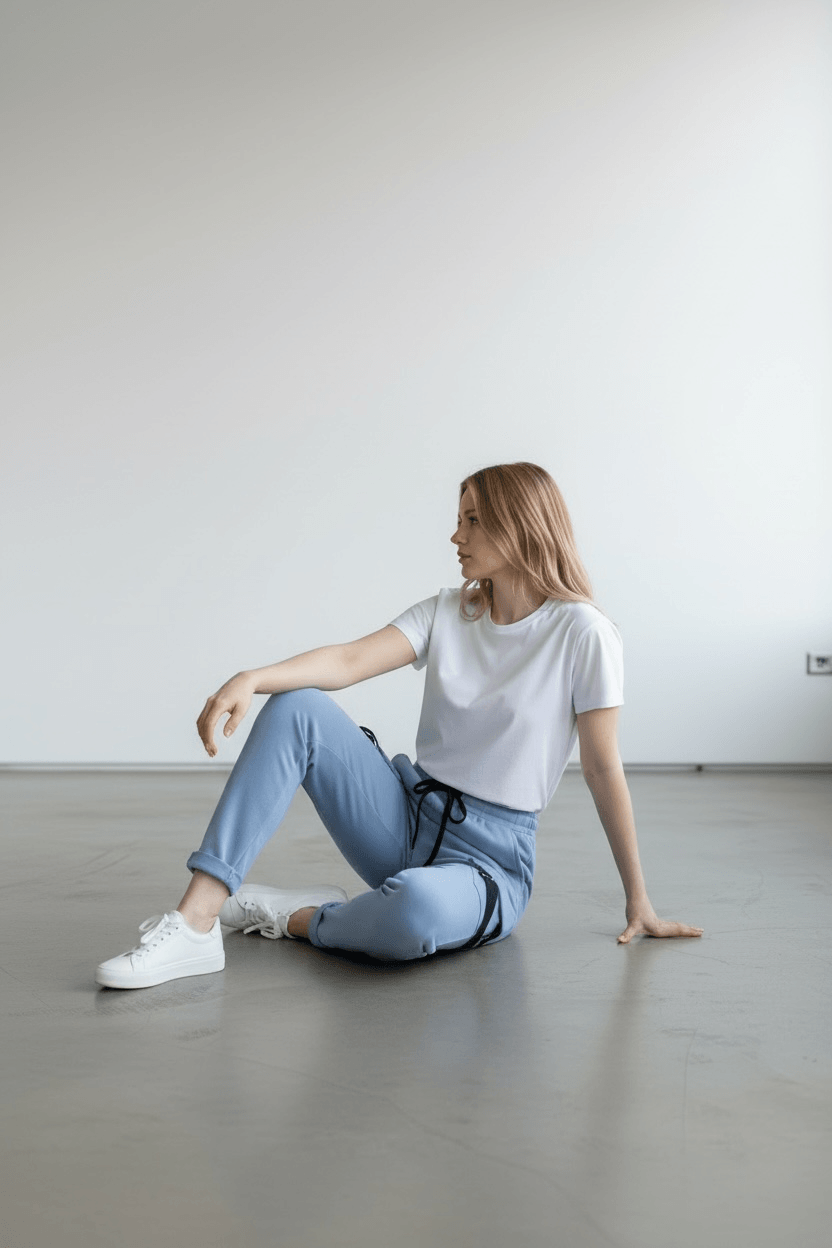 Lässige Jogginghose mit Seitentaschen