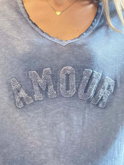 Langarmshirt "Amour"