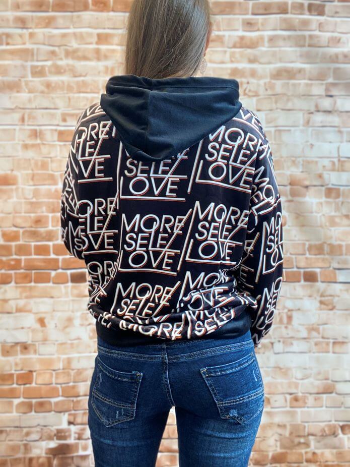 Superweicher gemütlicher Nicki-Hoodie mit Tiermotiv