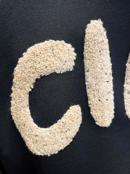 Schwarzer Pullover "Ciao"