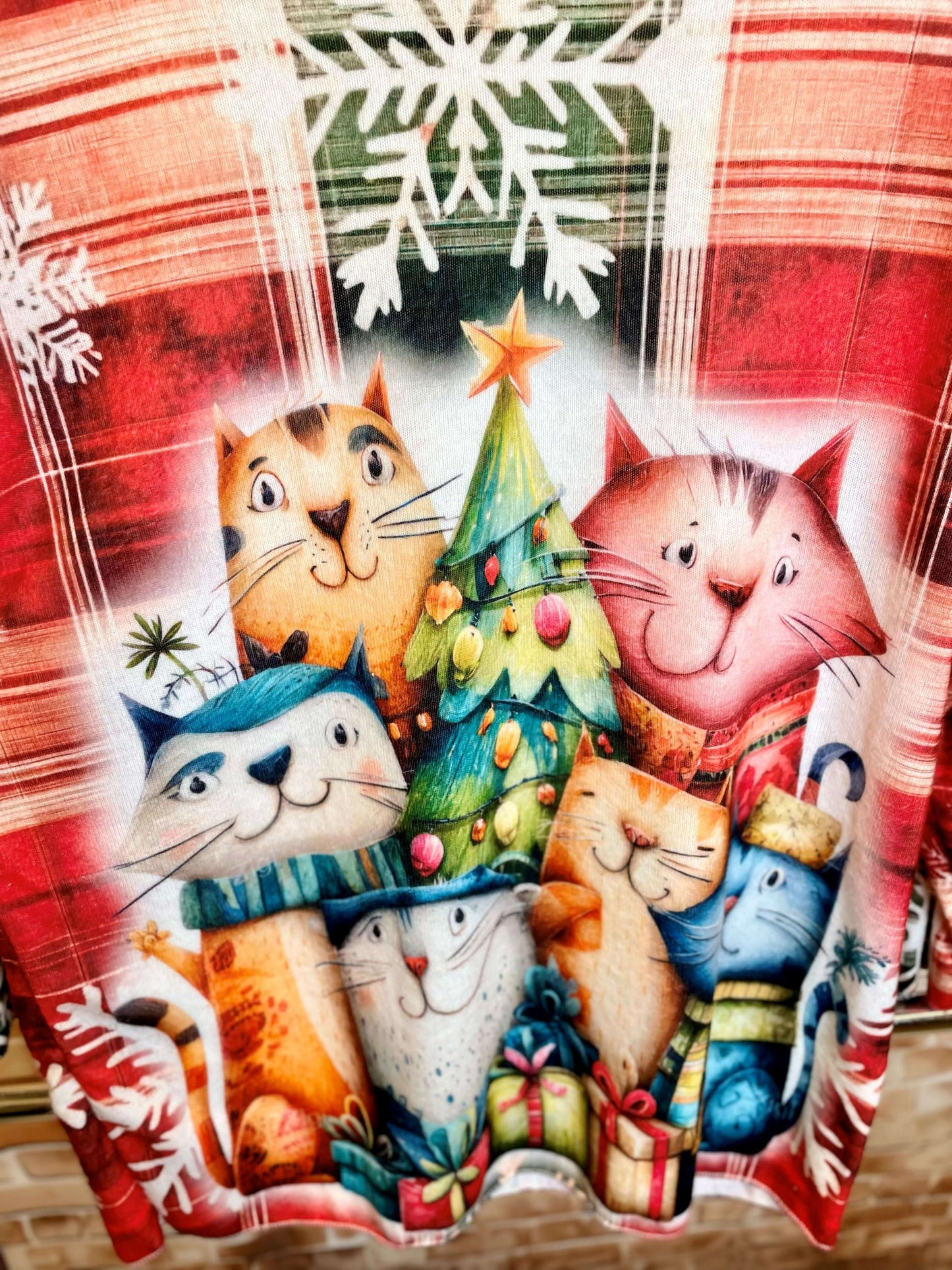 Weiches Langarmshirt/Pullover mit Katzenmotiv - verschiedene Modelle