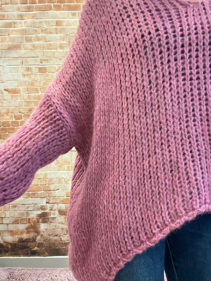 Oversize Strick-Pullover