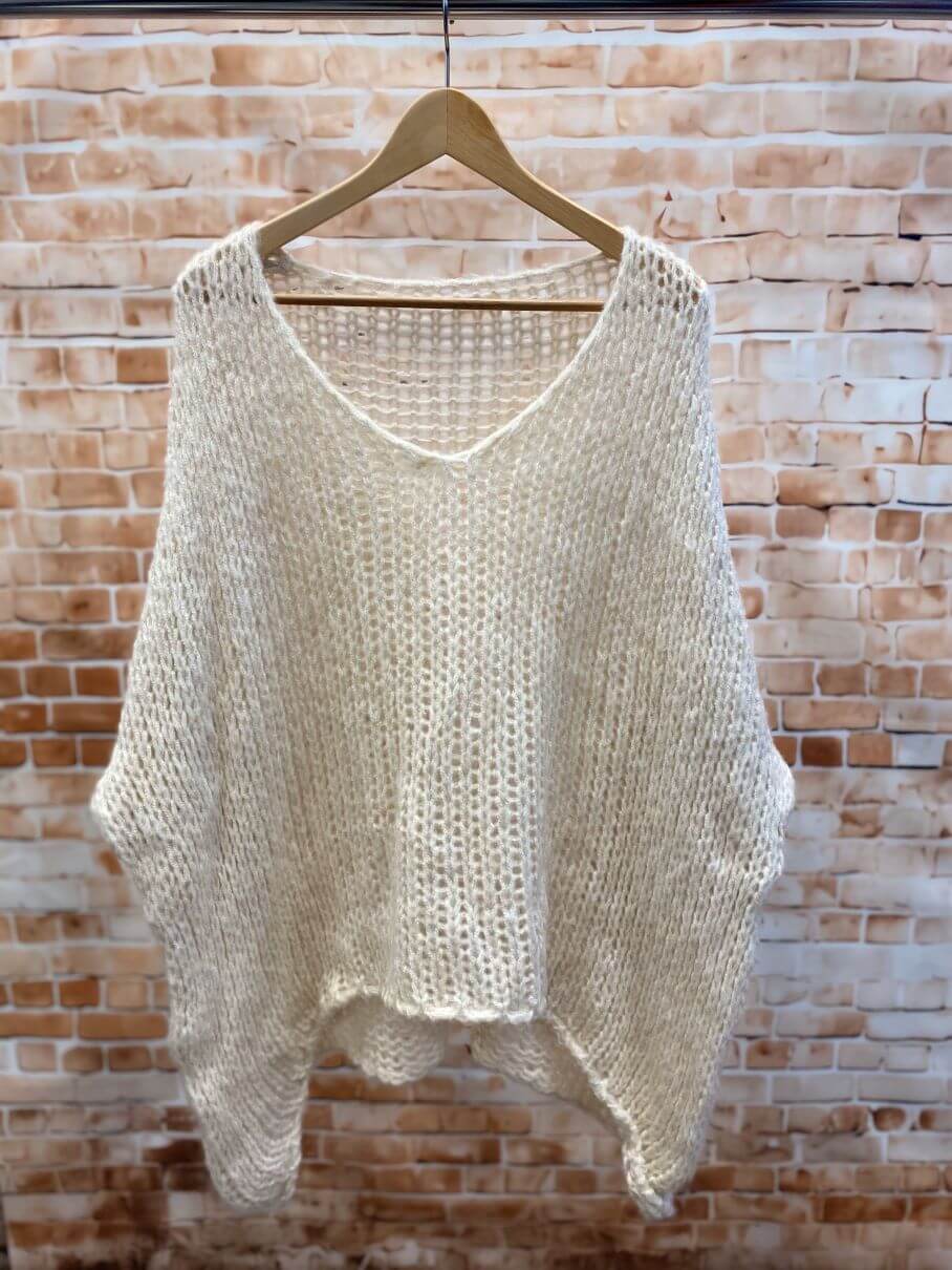 Oversize Strick-Pullover