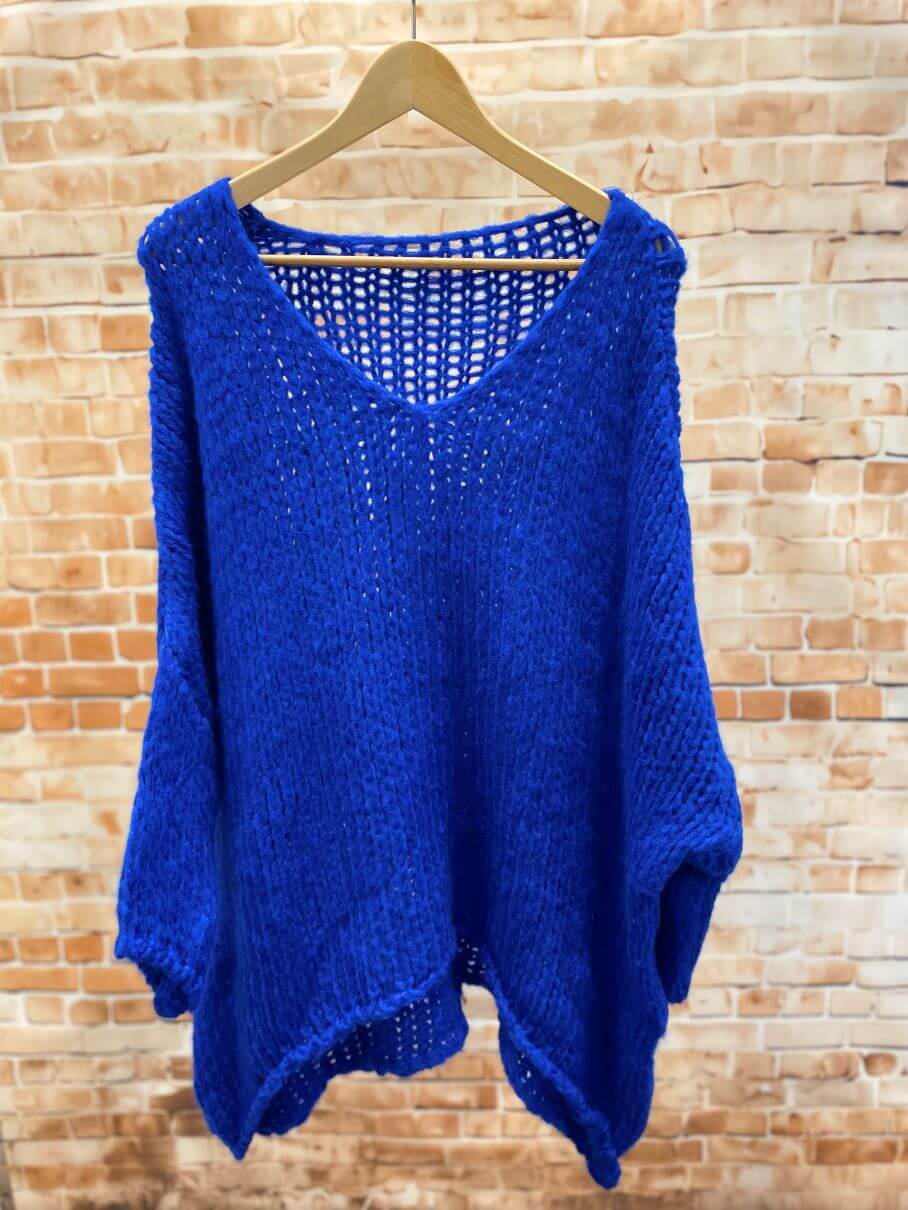 Oversize Strick-Pullover
