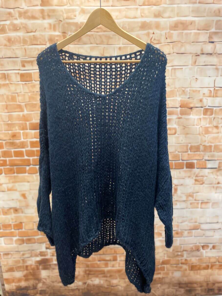 Oversize Strick-Pullover