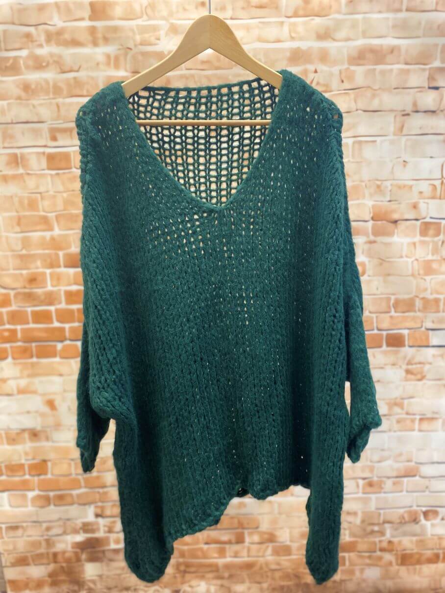 Oversize Strick-Pullover