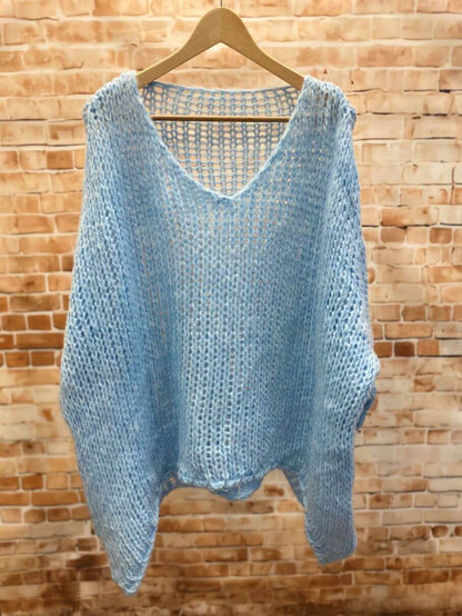 Oversize Strick-Pullover