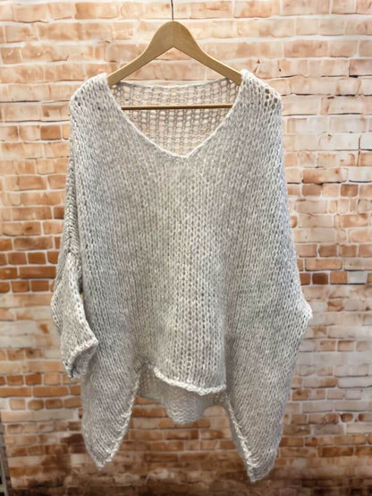 Oversize Strick-Pullover