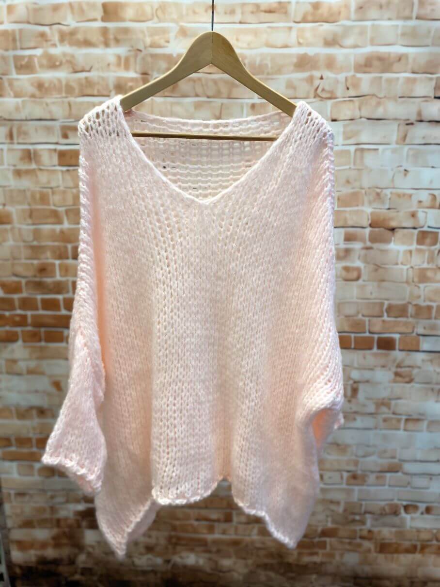 Oversize Strick-Pullover