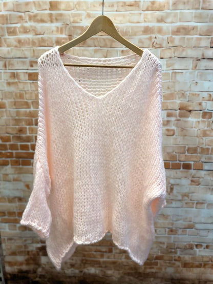 Oversize Strick-Pullover