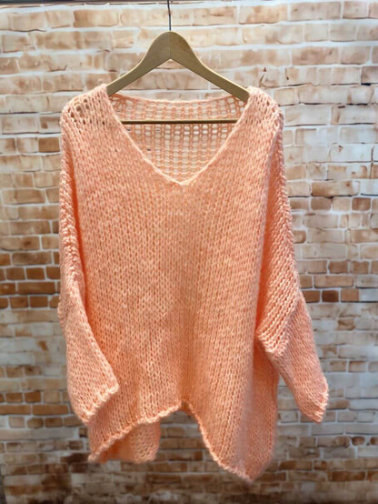 Oversize Strick-Pullover