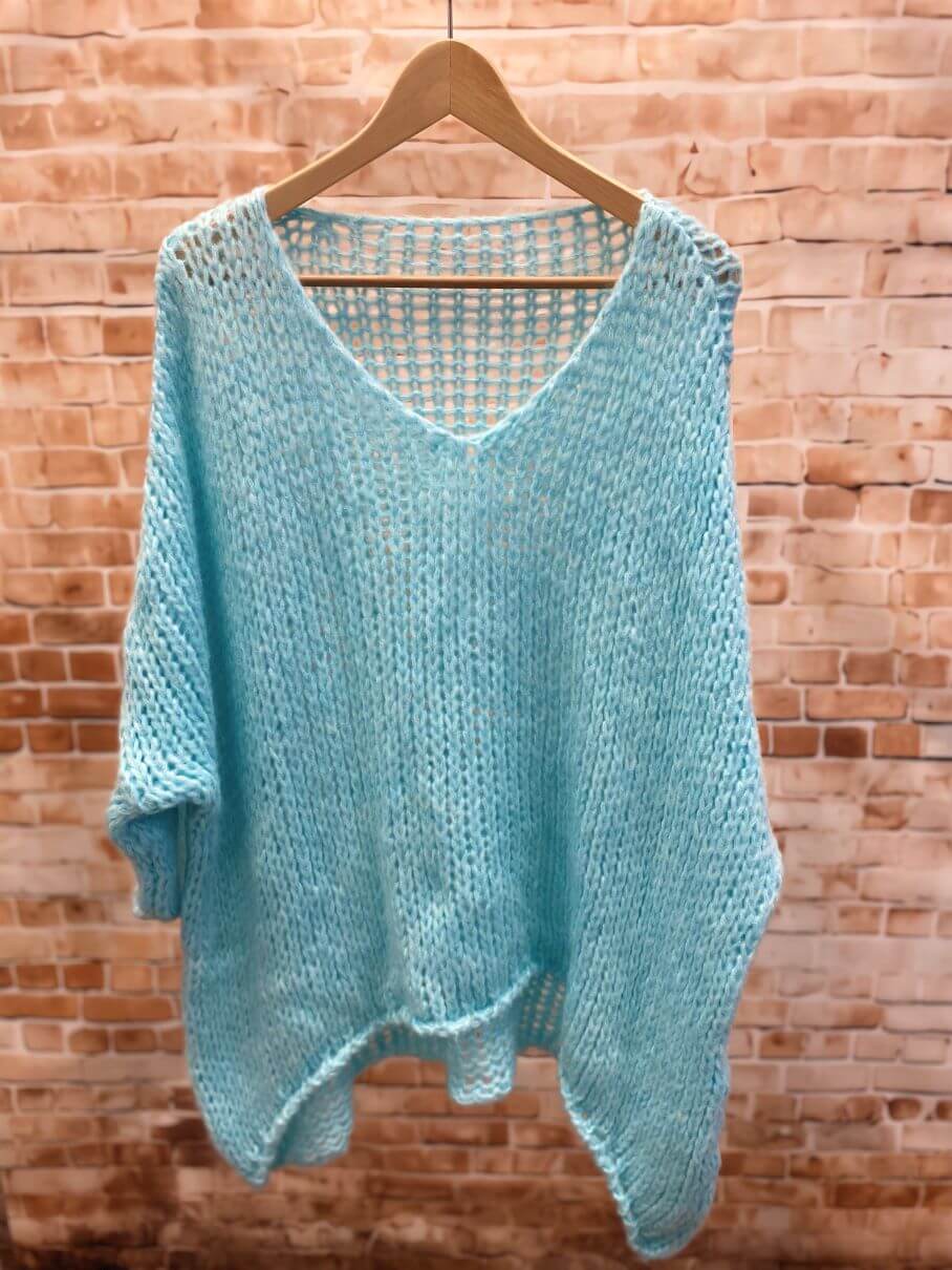 Oversize Strick-Pullover