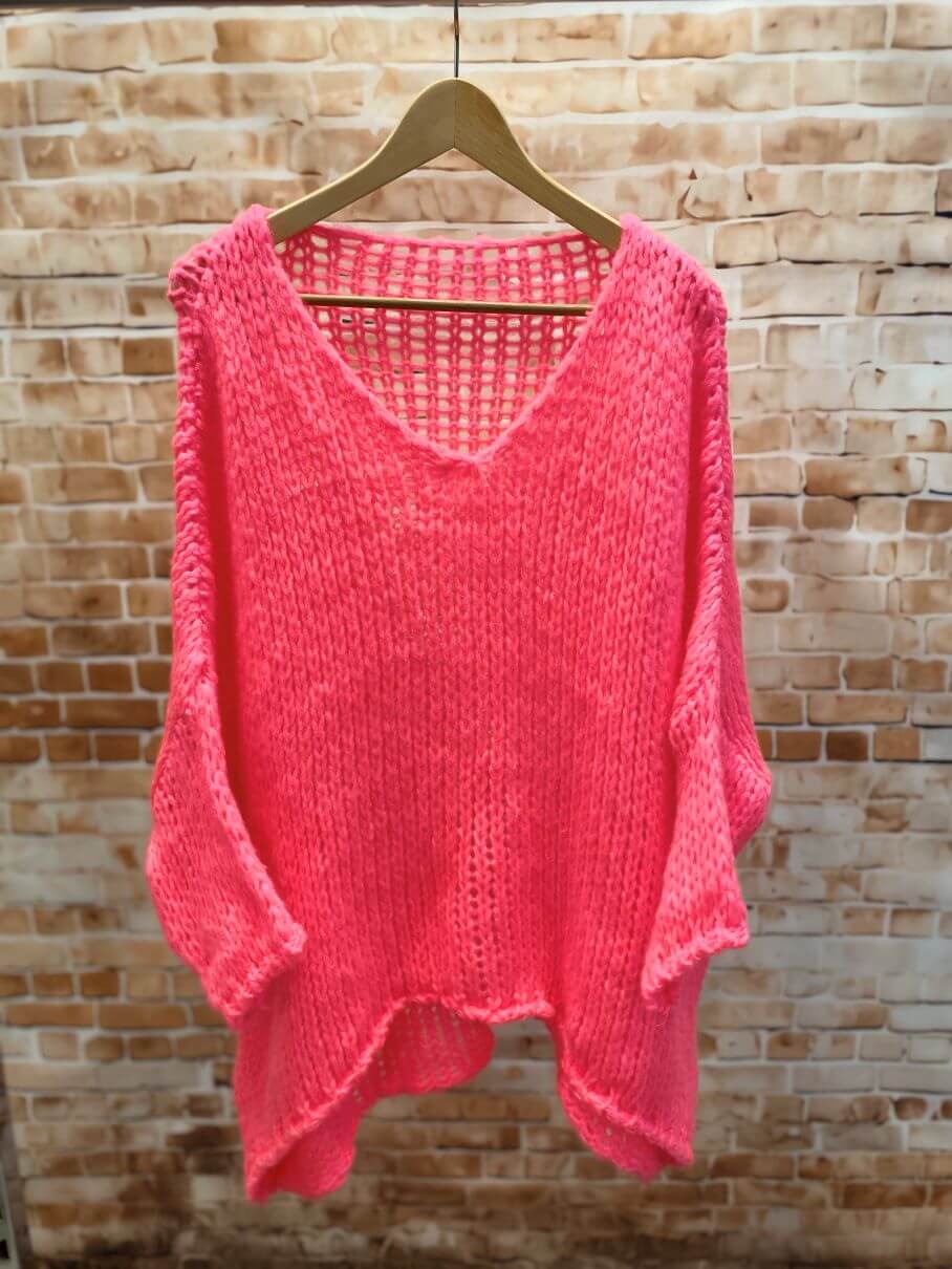 Oversize Strick-Pullover