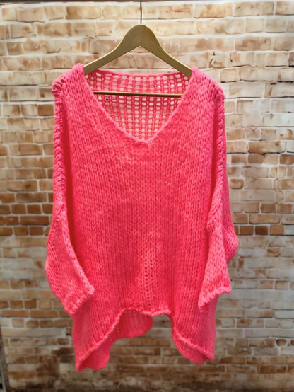 Oversize Strick-Pullover