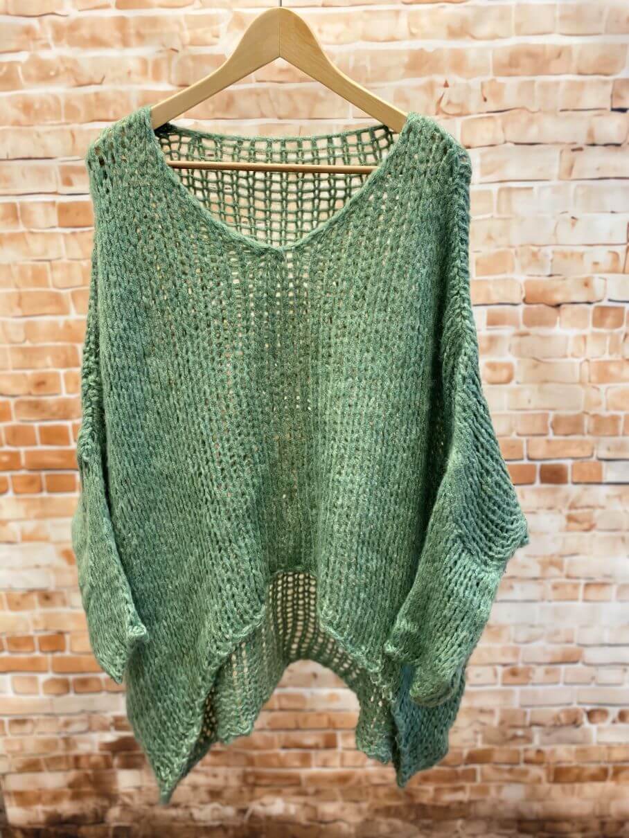 Oversize Strick-Pullover