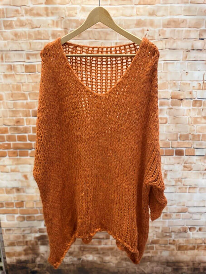 Oversize Strick-Pullover