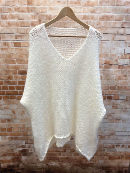 Oversize Strick-Pullover
