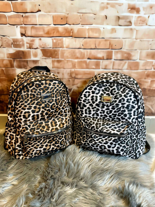 Damen-Rucksack im Leoprint