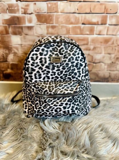 Damen-Rucksack im Leoprint